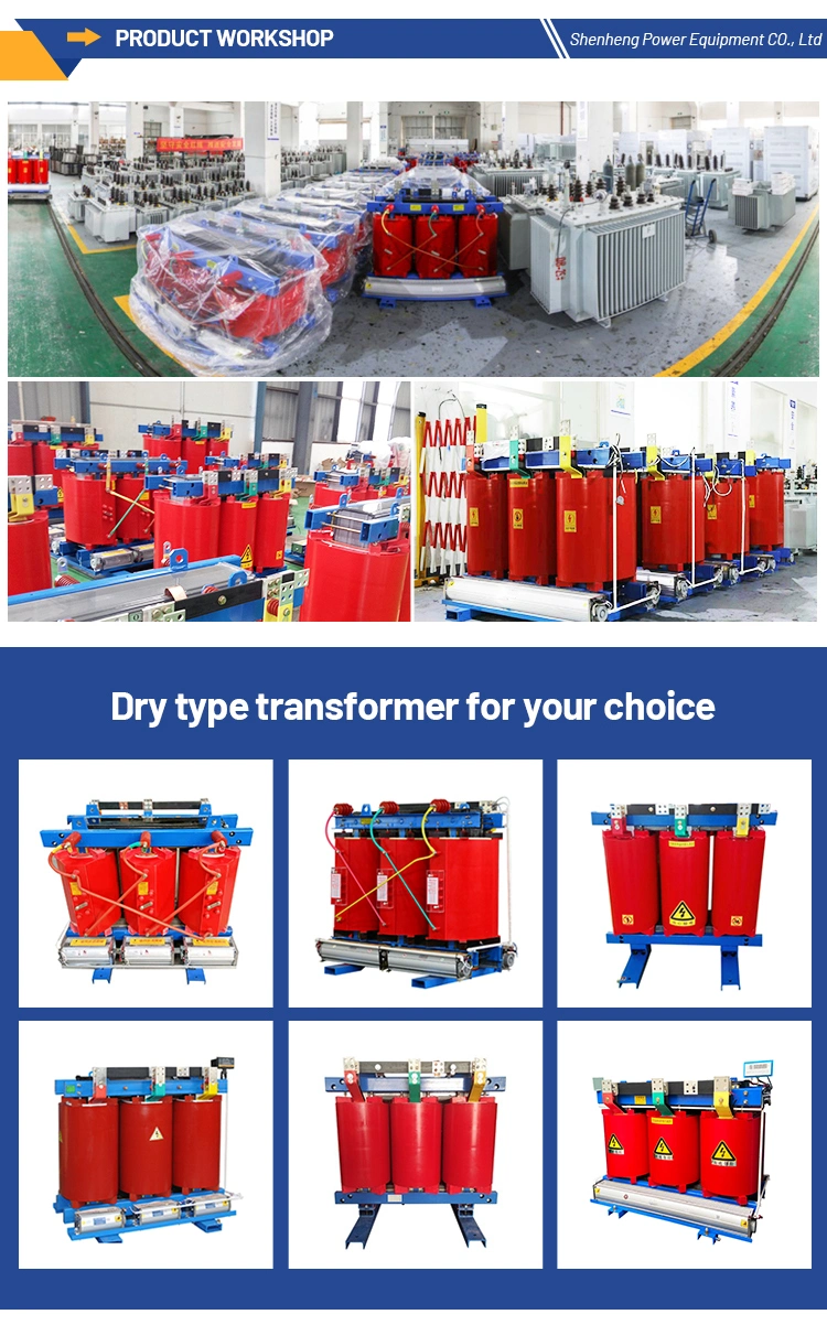 125kVA/200kVA/400kVA Yyn0 Dyn11 Step-Down Transformer Dry Type Transformer