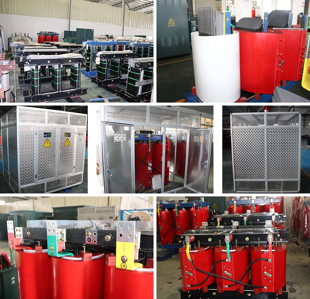 Manufacture 100kVA 250 500 630 800 1000 1600 2500 kVA 10kv 11kv 0.4kv 400V Three Phase Cast Resin Dry Type Car Charging Station Distribution Transformer