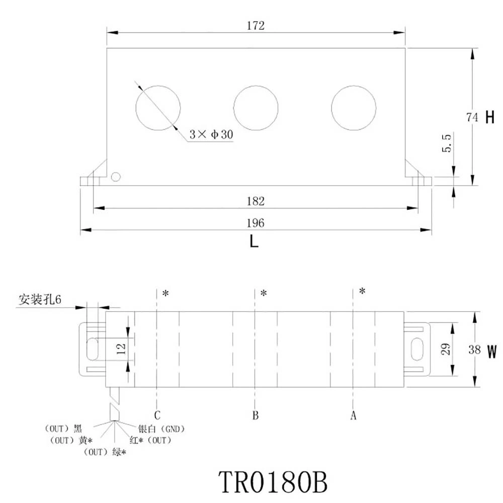 Tr Three-Phase Current Transformer with Strong Protective Function - Suitable for Multiple Scenarios