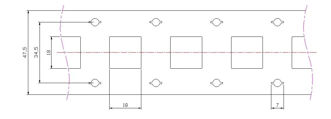 32650 Battery Copper Strip Nickel Strip with Screw Hole