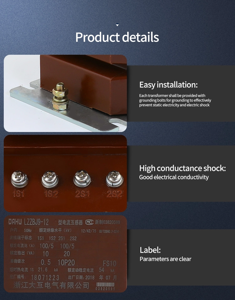 Dry Type Current Transformer with Single Phase