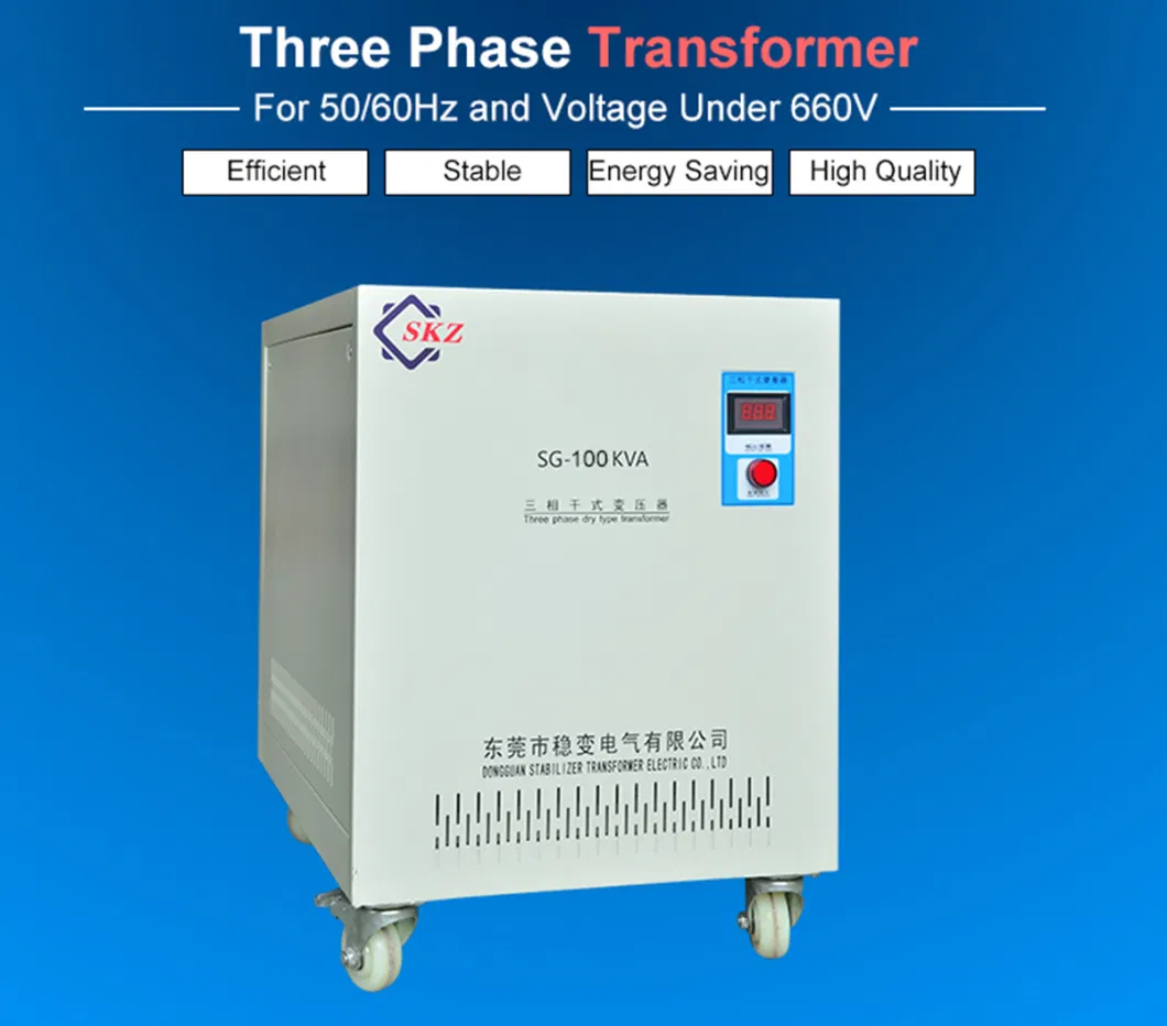 600V to 400V Three Phase Dry Type Transformer