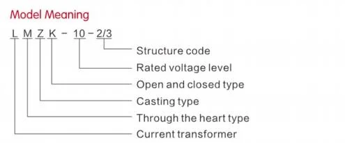 Lmzk-10 Open Type Current Transformer for Inflatable Cabinet