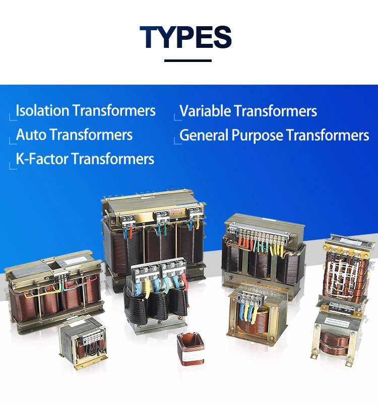 Single and Three Phase 1-1000kVA Dry Type Transformer