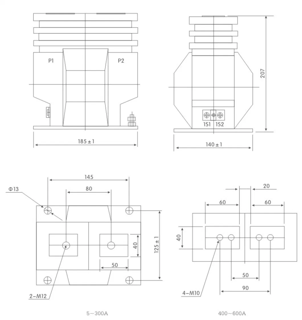 Lzzbj9-10 11kv Dry Type Current Transformer 12 Kv Price