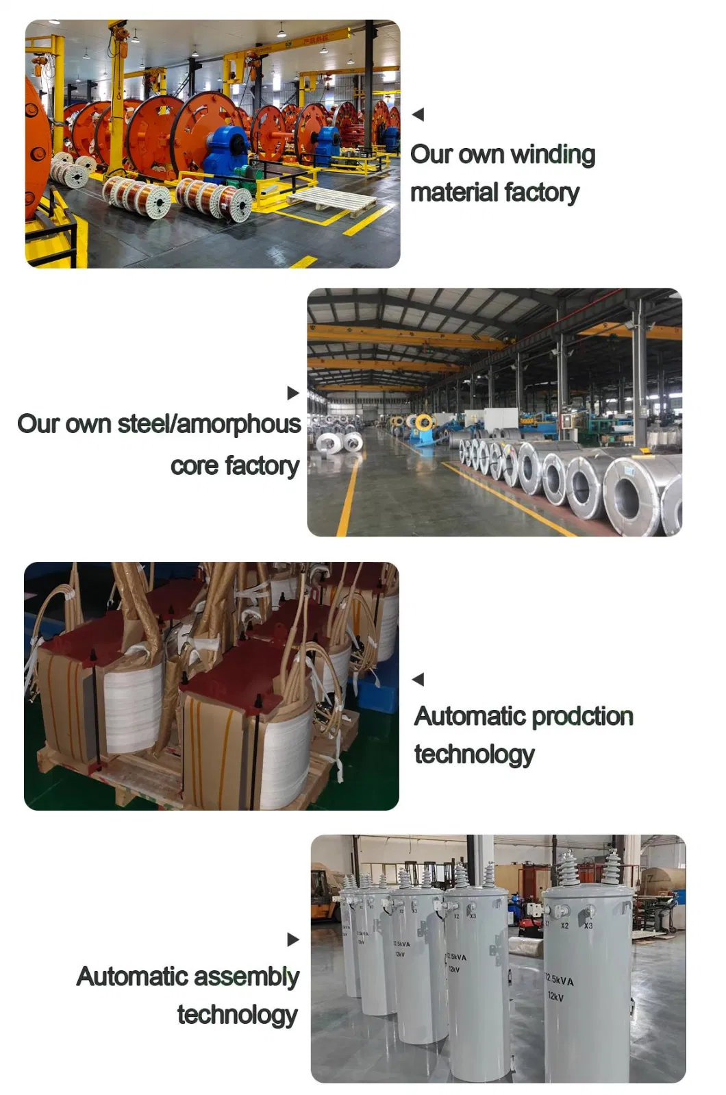 Pole Mount Single Phase Distribution Transformer of Oil Immersed Transformer for 75kVA