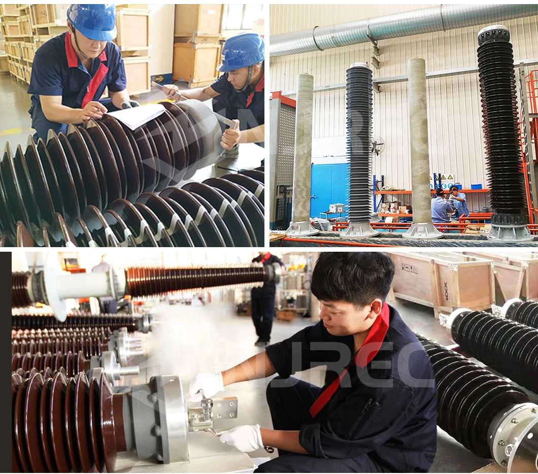2500A 3150A 5000A High Voltage RIP Dry Type Bushing Capacitive Bushing