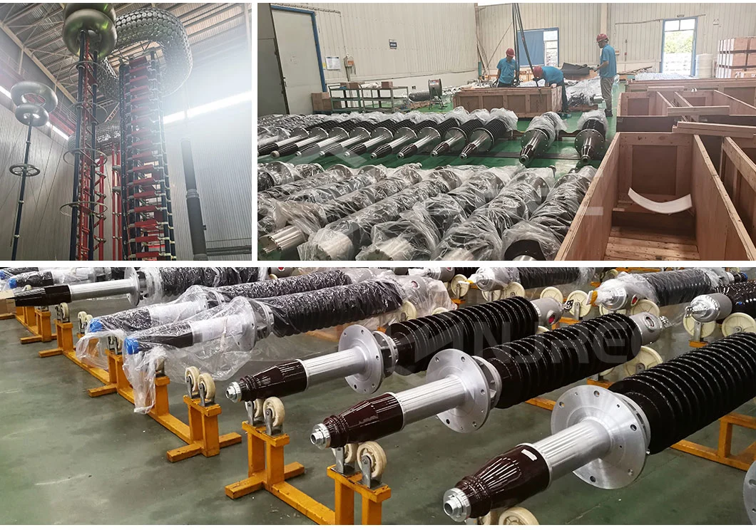 2500A 3150A 5000A High Voltage RIP Dry Type Bushing Capacitive Bushing