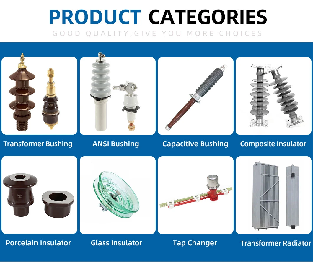 2500A 3150A 5000A High Voltage RIP Dry Type Bushing Capacitive Bushing