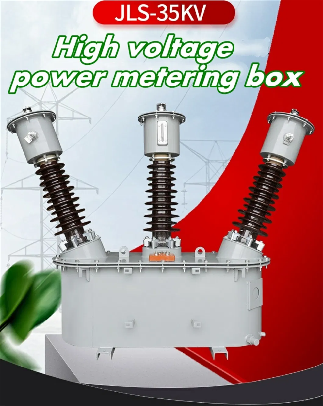 Jls-35kv/100V 5-300A 30/50va 10/20va Outdoor Oil-Immersed Combined Instrument Transformer High Voltage Power Metering Box