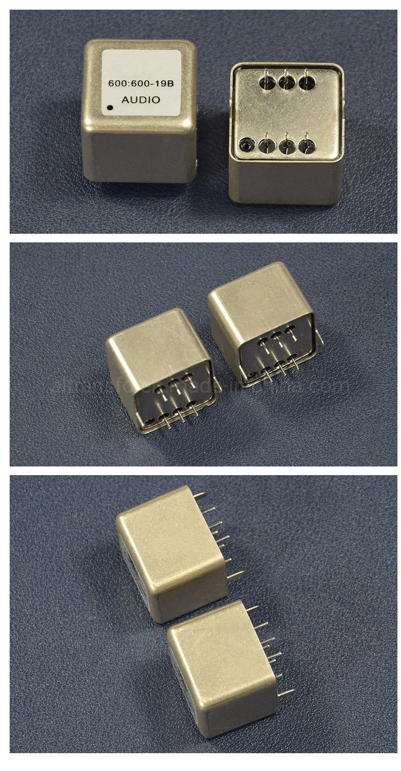 Audio transformer, mounts using threaded 3/8 bushing with nut