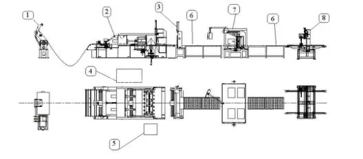 Folding Machine for Corrugated Tank Fin Forming Machine for Transformer Tank