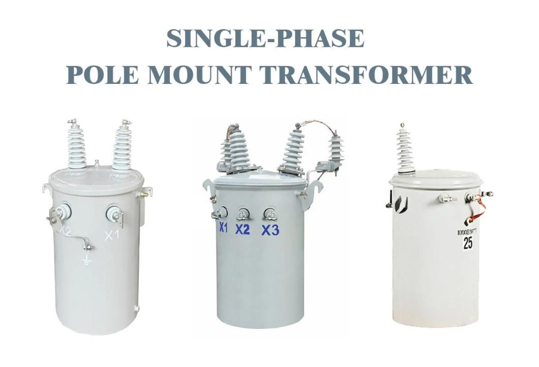 Pole Mount Single Phase Distribution Transformer of Oil Immersed Transformer for 75kVA