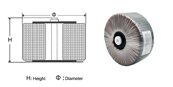 Single Phase Toroidal Coil Industrial Network Isolation Transformer