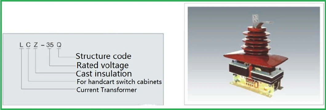 Lcz-35 50-1500A Indoor High Voltage Dry Current Instrument Transformer