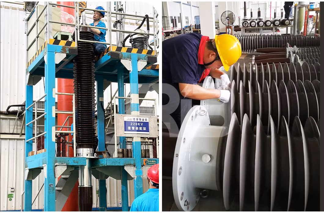 Lead Reactor Dry-Type Transformer Bushing Rip with Composite Housing
