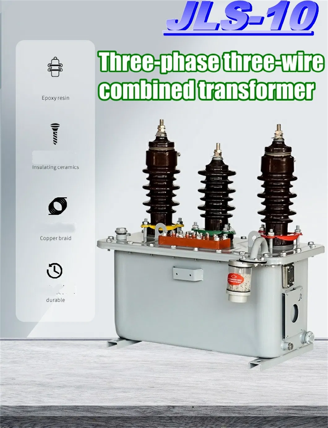 Jls 3/6/10kv 5A Outdoor Oil-Immersed High-Voltage Power Metering Box Three-Phase Three-Wire Combined Instrument Transformer