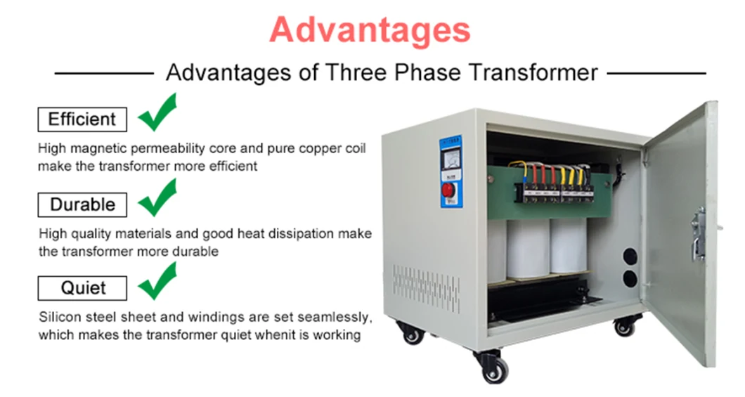 380V 220V Step Down/up 20kVA 3 Phase Voltage Transformer