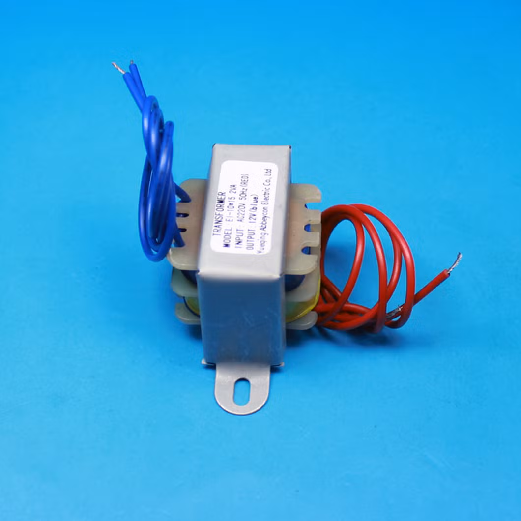 Ei Type 220V to 12V Mini Power Transformer Single Phase Transformer Power Transformer Electronic Transformer