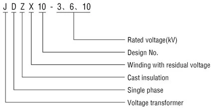 Jdzx10-10, 10kv Indoor Voltage Transformer PT 10&radic; 3/0.1&radic; 3/0.1/3, Accuracy Class and Protection Class 0.2/3p, 0.2/6p, 0.5/3p, 0.5/6p