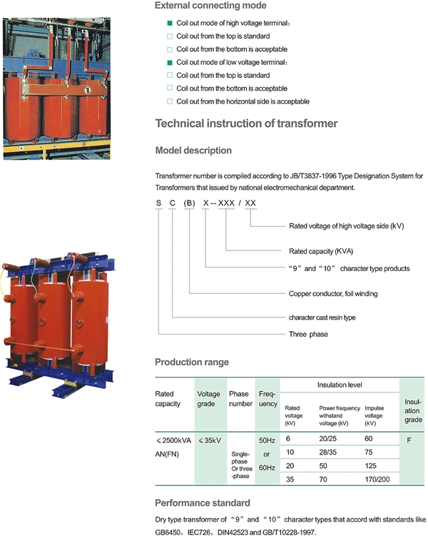 S13 10kv Oil-Immersed Distribution Power Transformer