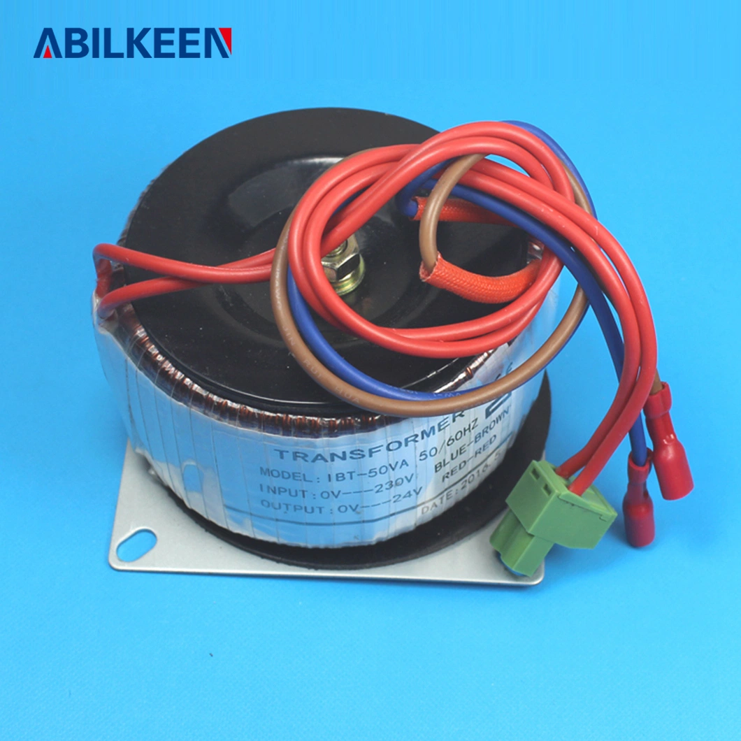 Single Phase AC to AC Toroidal Transformer 50va Step Down Voltage Transformer