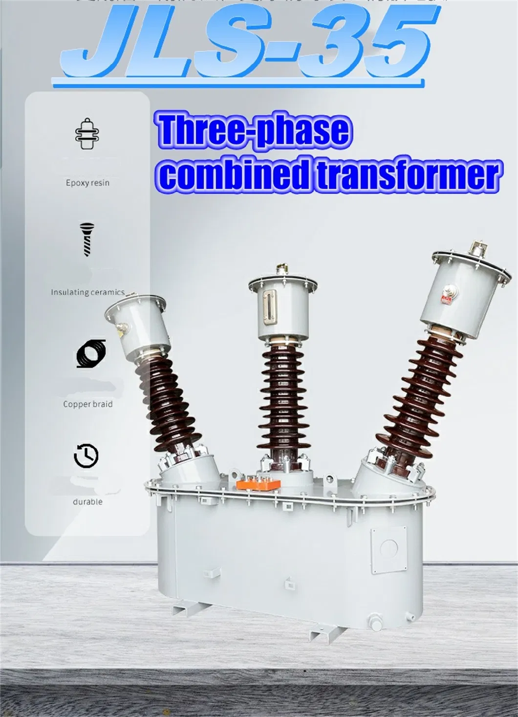 Jls-35kv/100V 5-300A 30/50va 10/20va Outdoor Oil-Immersed Combined Instrument Transformer High Voltage Power Metering Box