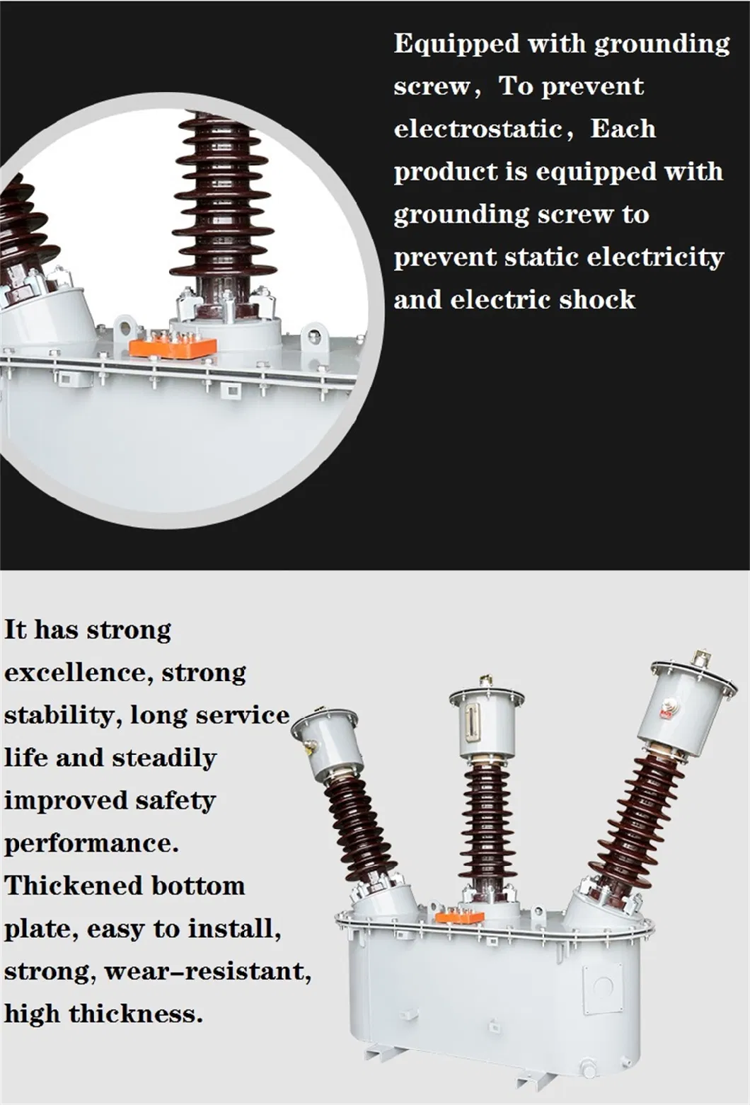 Jls-35kv/100V 5-300A 30/50va 10/20va Outdoor Oil-Immersed Combined Instrument Transformer High Voltage Power Metering Box