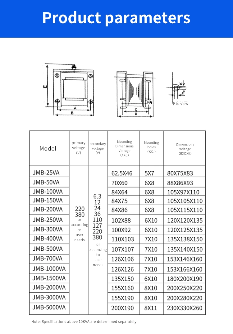 Single Phase Construction Site Low Voltage 220V 380V to 6V/12V/24V/36V/110V Portable Lighting Transformer