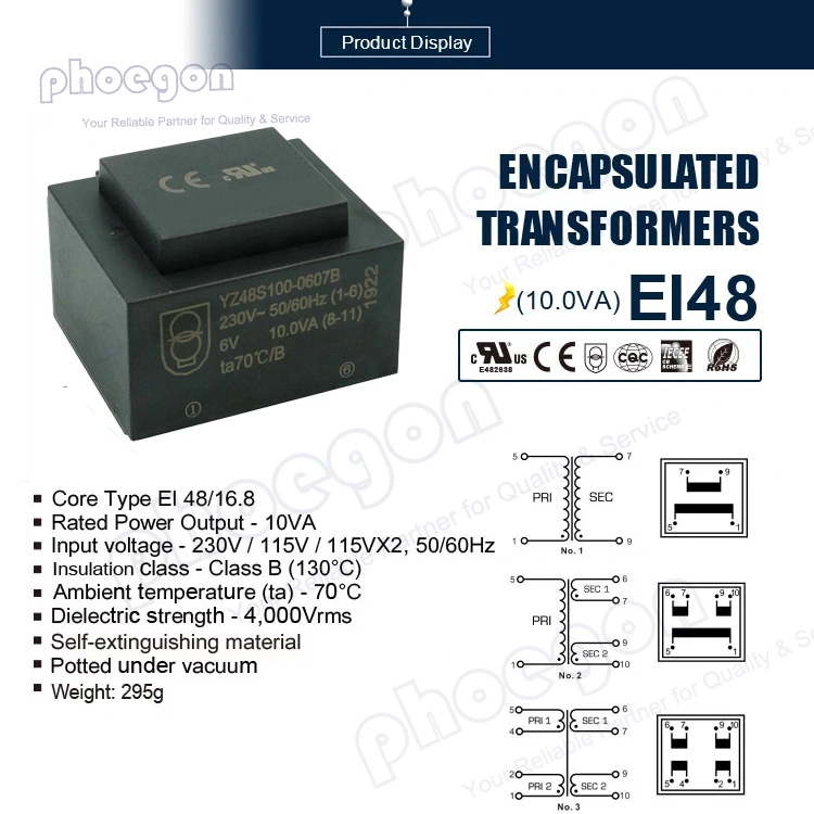 Encapsulated PCB Transformer for Emergency Lighting