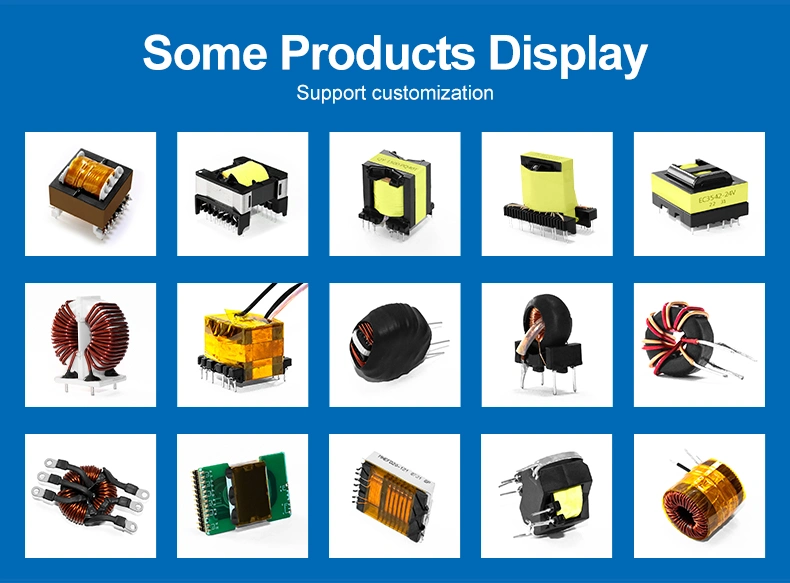 Custom 110V/220V to 12V/24V/36V/48V Step Down High Frequency Power Transformer