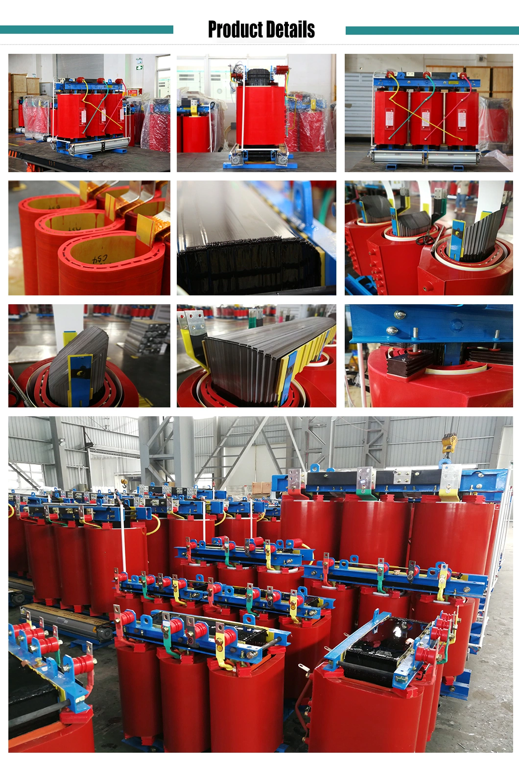 10-35kv Low-Loss Epoxy Resin Pouring Dry-Type Power Voltage Transformer for Power Transmission