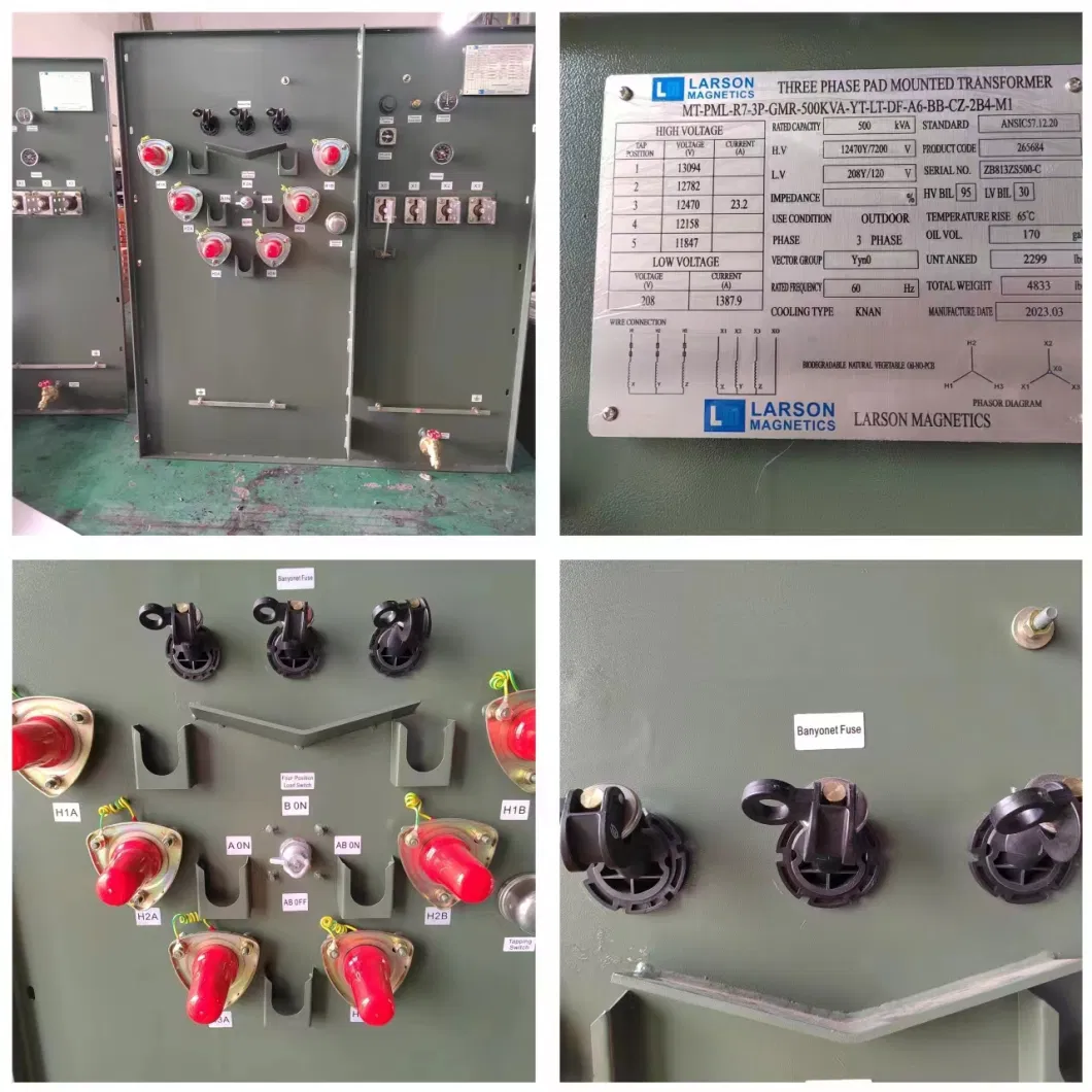 6.3kv 10kv, 24kv 150kVA Voltage Pad-Mounted Power Compact Transformer