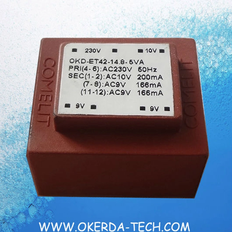 Ei Encapsulated Silicon Transformer Sealed Power Transformer