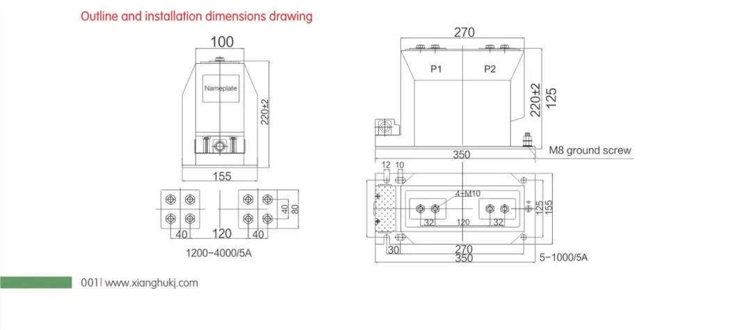 Lzzbj9-10 11kv CT/PT Indoor Epoxy Resin Casting Type Instrument Current/Voltage/ Potential Transformer