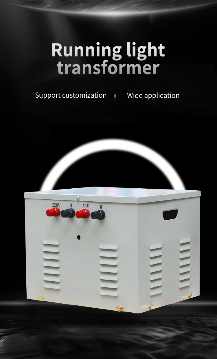 Single Phase Construction Site Low Voltage 220V 380V to 6V/12V/24V/36V/110V Portable Lighting Transformer