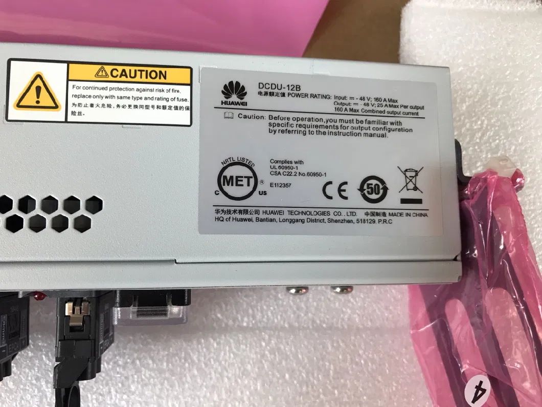 Huawei Lightning Protection DC Distribution Unit Dcdu-12b 12A 12c