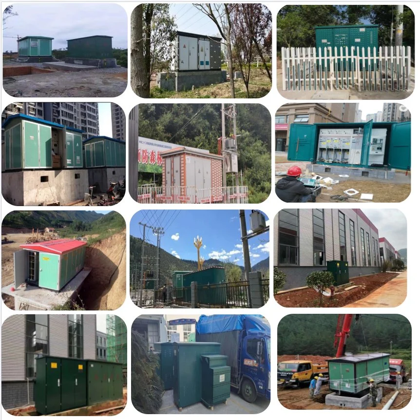 Compact Substation Mould High Voltage Busbar Substation 300kVA Transformer Substation