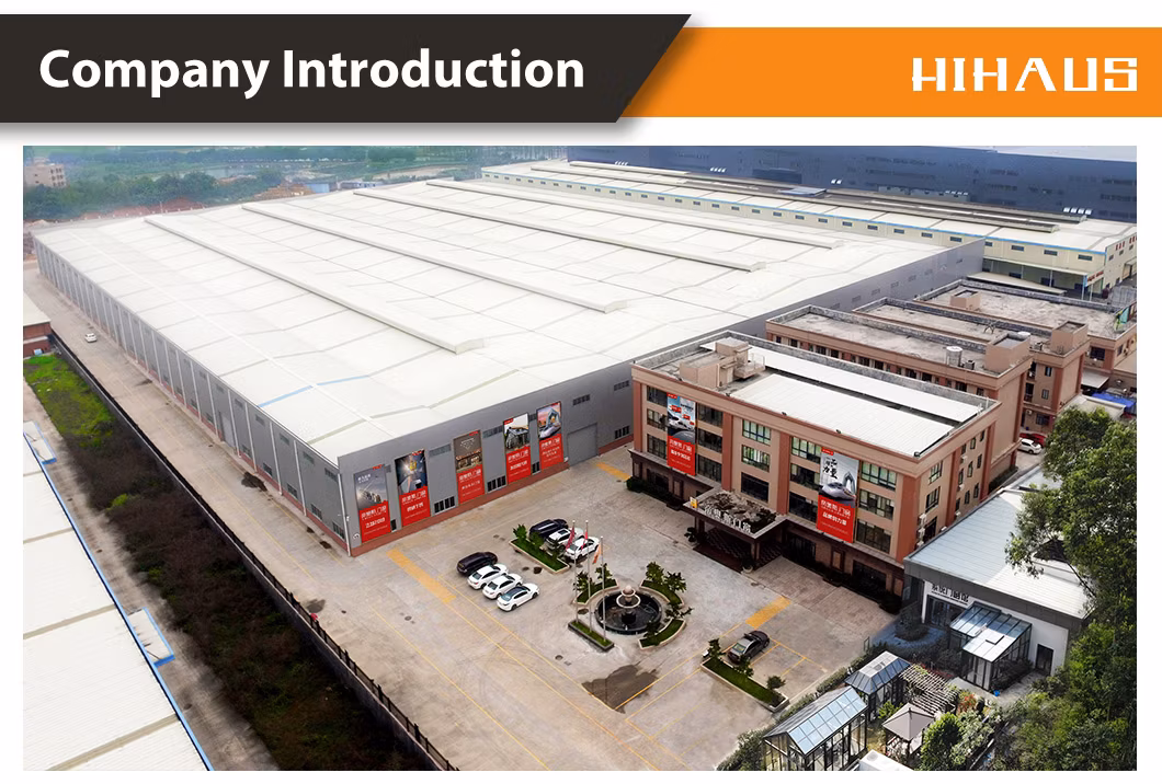Hihaus New Design Factory Price Wholesale Automatic Electric Aluminum Steel Wood Insulated Panel Transparent Bifold Overhead Sectional Glass Garage Door