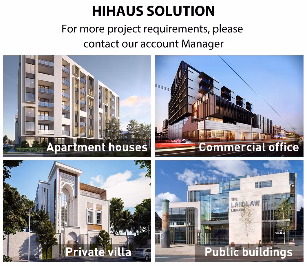 Hihaus New Design Factory Price Wholesale Automatic Electric Aluminum Steel Wood Insulated Panel Transparent Bifold Overhead Sectional Glass Garage Door