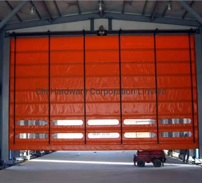 New Design Industrial High Quality PVC Fabric Stacking Doors