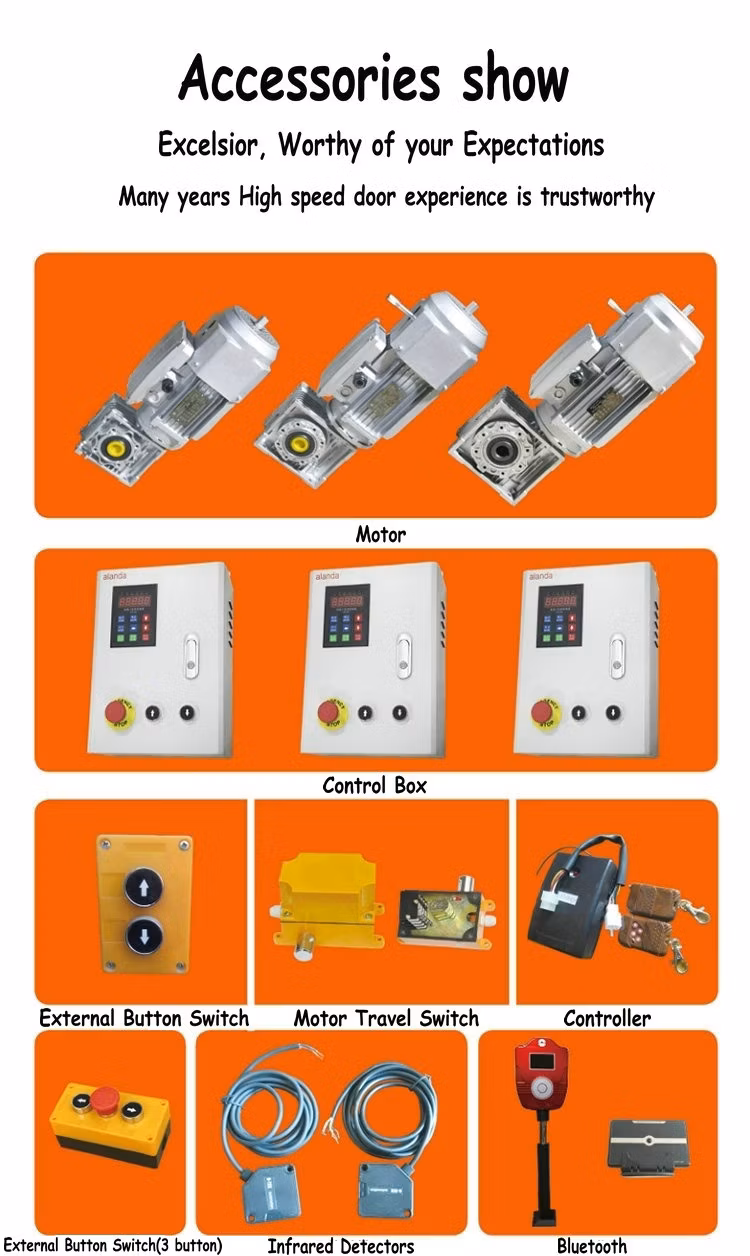 Wholesale Price High Speed Door PVC Roll Door Commercial Fast Roller Door
