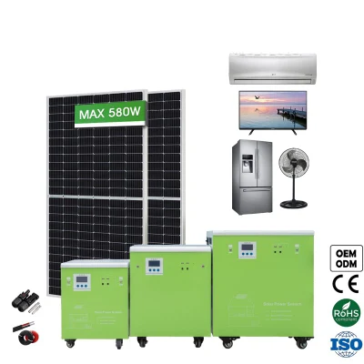 High Quality 3-6kw Portable All in One Hybrid Solar Power Station Power Energy System