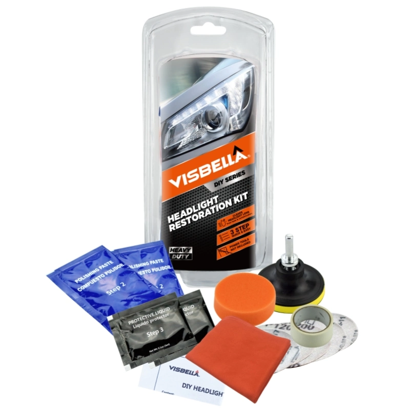 Visbella Headlight Restoration Kit Are Like What You See on TV Auto Headlight Repair Kit