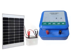 Solar Energy Pulse Output 3-7 Joules Electric Fence Pasture Electric Fence Energizer Farm Breeding Complete Set of High Voltage Power Grid System