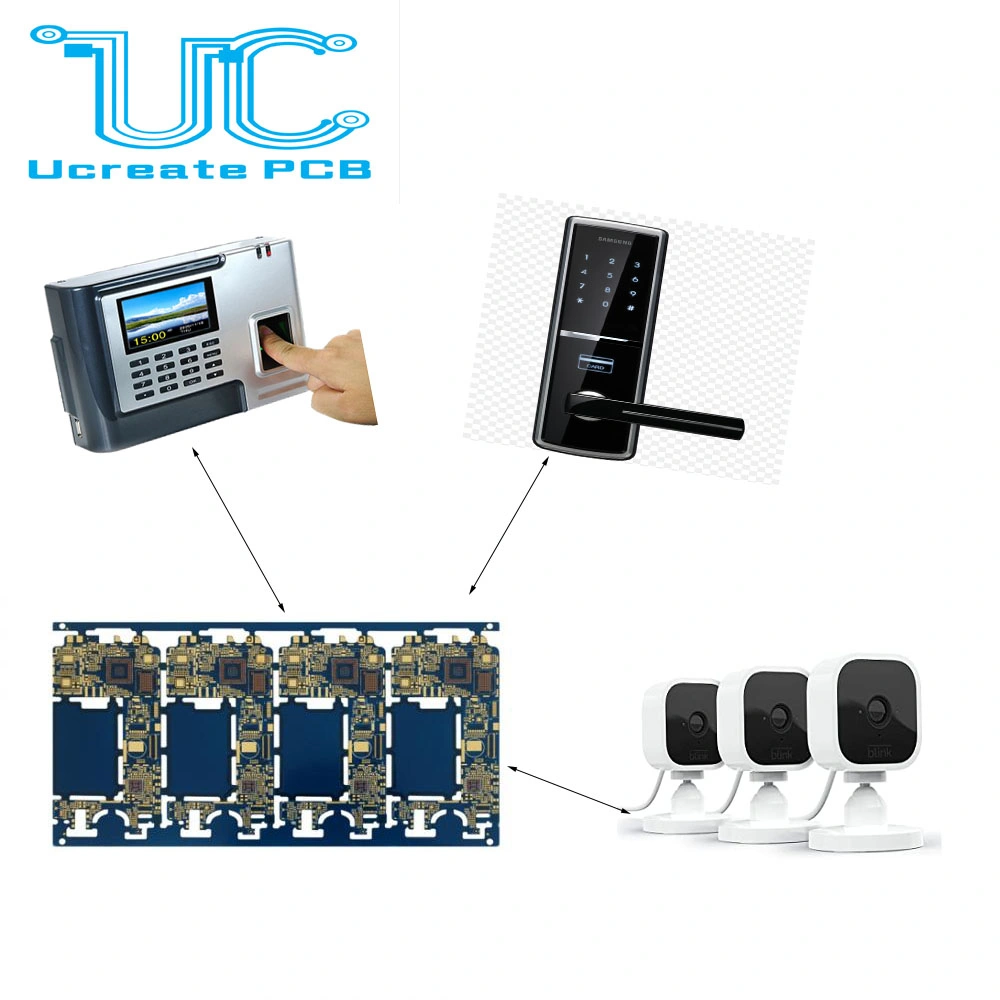 Fr4 PCB for CRT Color TV with Green Solder Mask