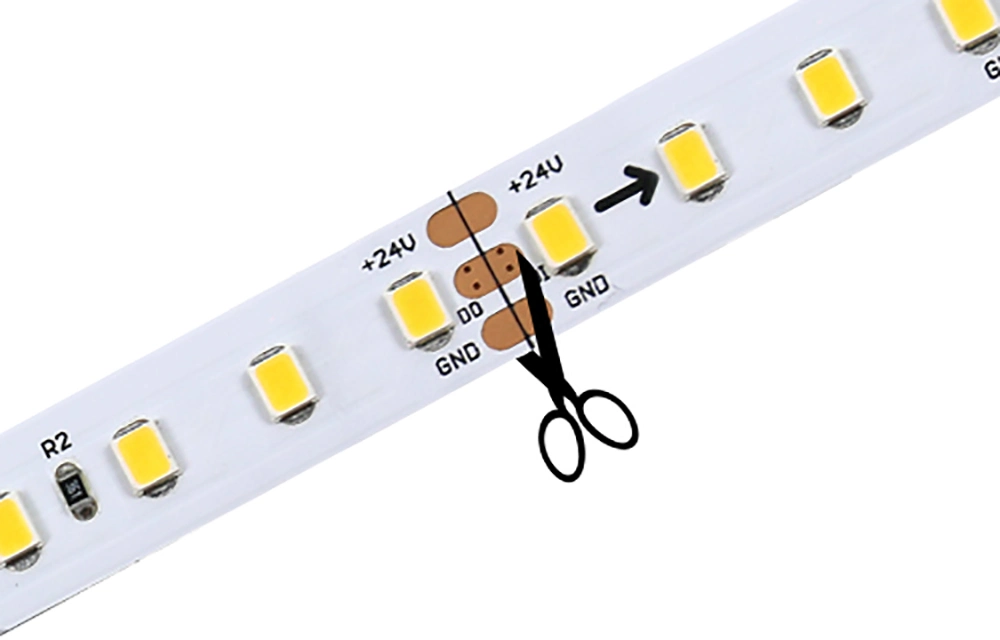 Magic Soft LED Flexible Strip Flashing Lights 24V Horse Racing SMD2835 Running Water White Chasing Strips LED Light