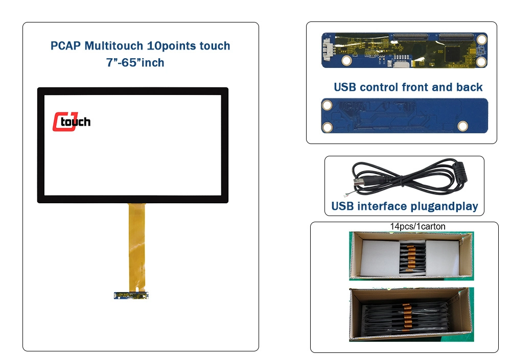 19&quot; Saw Glass Touch Panel Screen Touch Panel/Saw Touch Screen