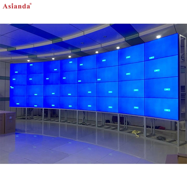 4X4 49inch LG 3.5mm LCD Video Wall Screen for Shopping Mall advertisement Display 1920X1080p Panel