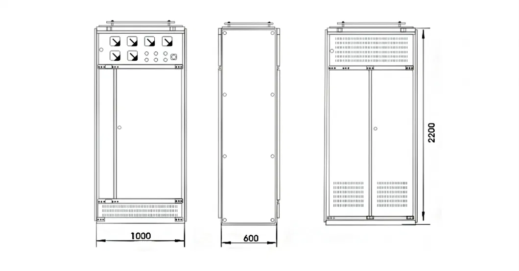 LV Power Distribution Cabinet Manufacturers Electrical Power Supply Distribution Cabinet China Low Voltage Distribution Equipment for Lighting Device